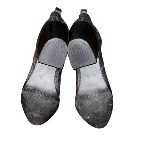 Ivanka Trump Pewter Leather Ankle Boots Size 6.5M) - Picture 4 of 8